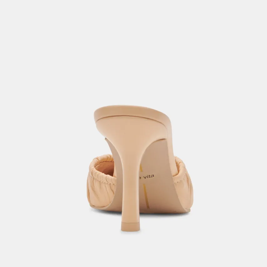 KAIRI HEELS FRENCH VANILLA LEATHER^Dolce Vita Online