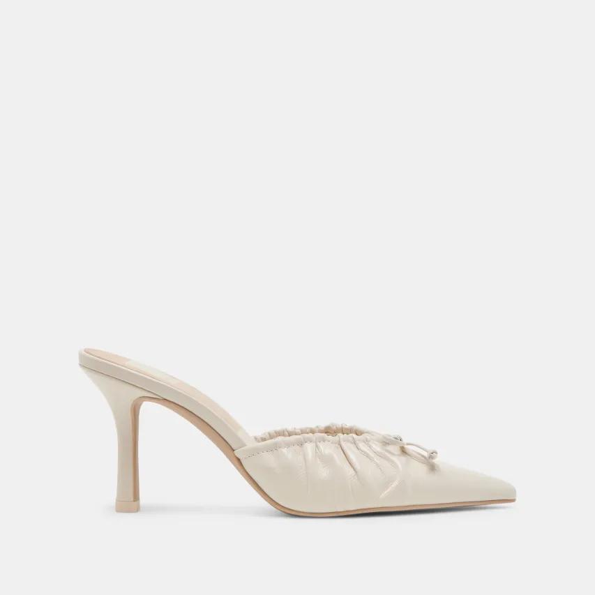 KAIRI HEELS IVORY CRINKLE PATENT^Dolce Vita Sale