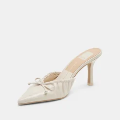 KAIRI HEELS IVORY CRINKLE PATENT^Dolce Vita Sale