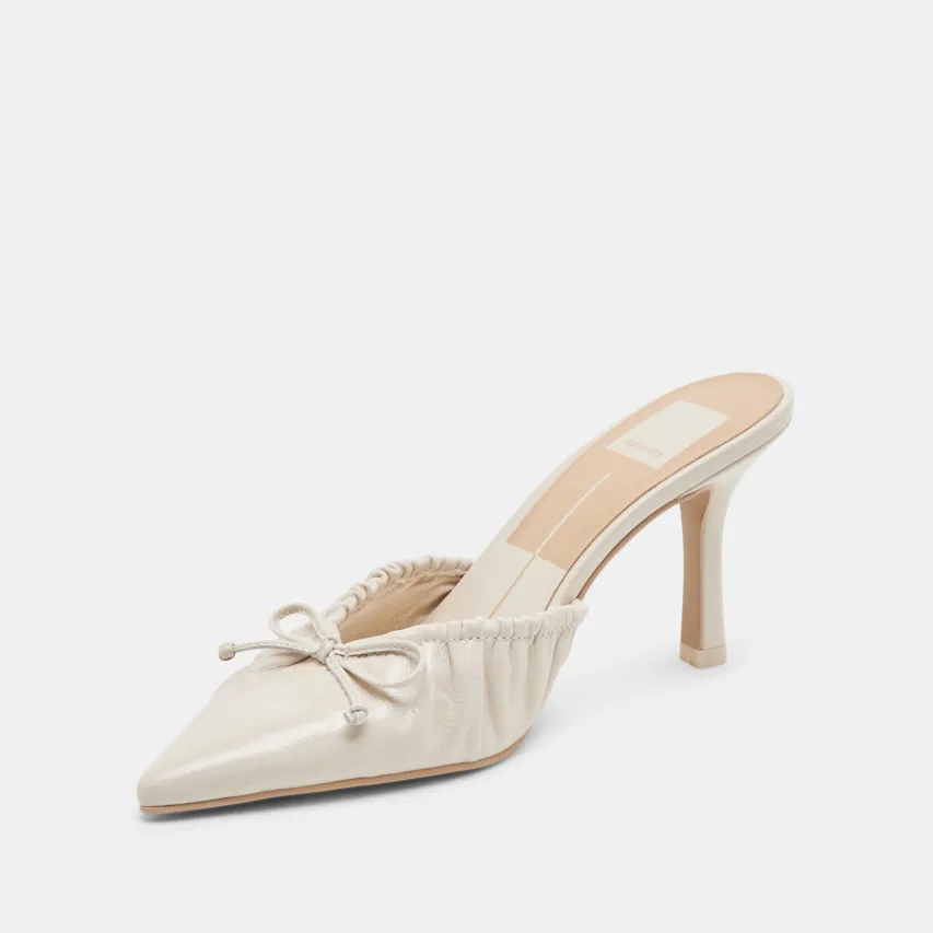 KAIRI HEELS IVORY CRINKLE PATENT^Dolce Vita Sale