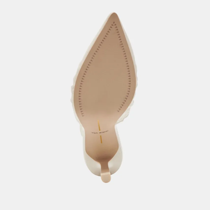 KAIRI HEELS IVORY CRINKLE PATENT^Dolce Vita Sale