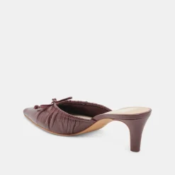 KAIRI MID HEELS CRANBERRY CRINKLE PATENT^Dolce Vita Clearance
