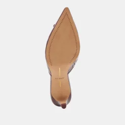 KAIRI MID HEELS CRANBERRY CRINKLE PATENT^Dolce Vita Clearance