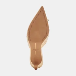 KAIRI MID HEELS GOLD DISTRESSED LEATHER^Dolce Vita Clearance