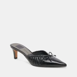 KAIRI MID HEELS MIDNIGHT CRINKLE PATENT^Dolce Vita Best