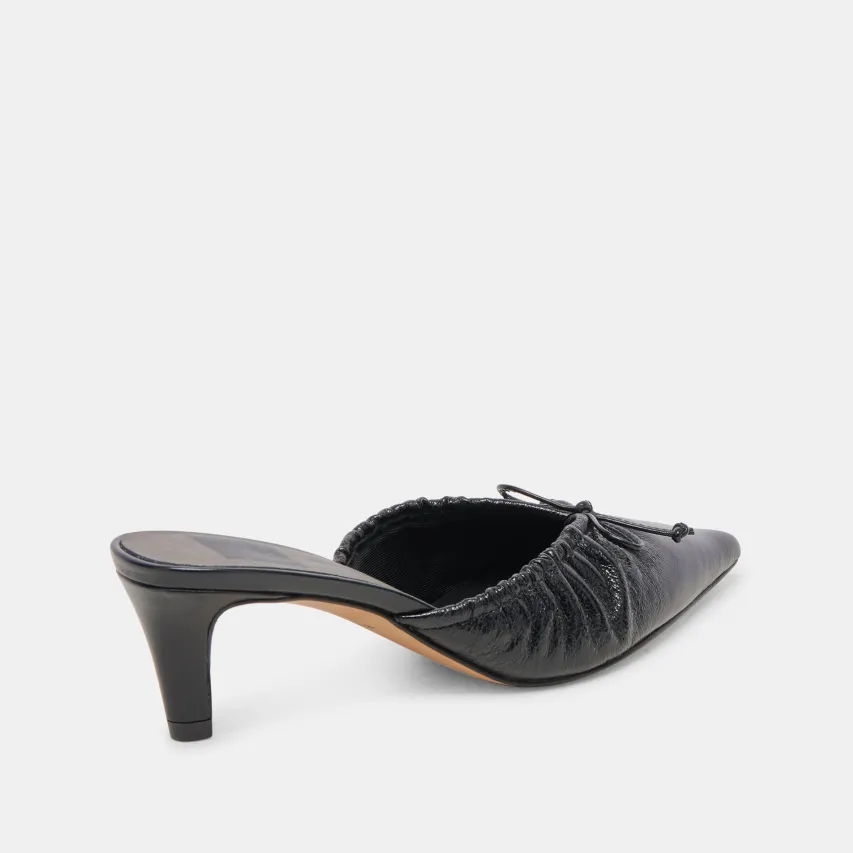 KAIRI MID HEELS MIDNIGHT CRINKLE PATENT^Dolce Vita Best