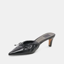 KAIRI MID HEELS MIDNIGHT CRINKLE PATENT^Dolce Vita Best
