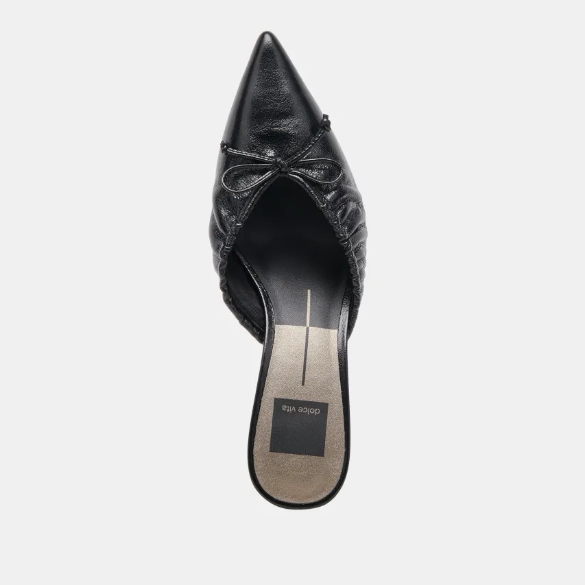 KAIRI MID HEELS MIDNIGHT CRINKLE PATENT^Dolce Vita Best