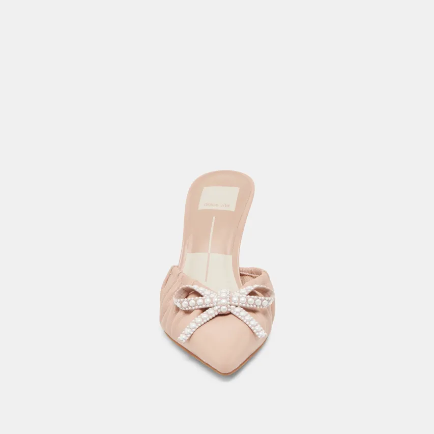 KAIRI PEARL HEELS BLUSH CRINKLE PATENT^Dolce Vita Sale