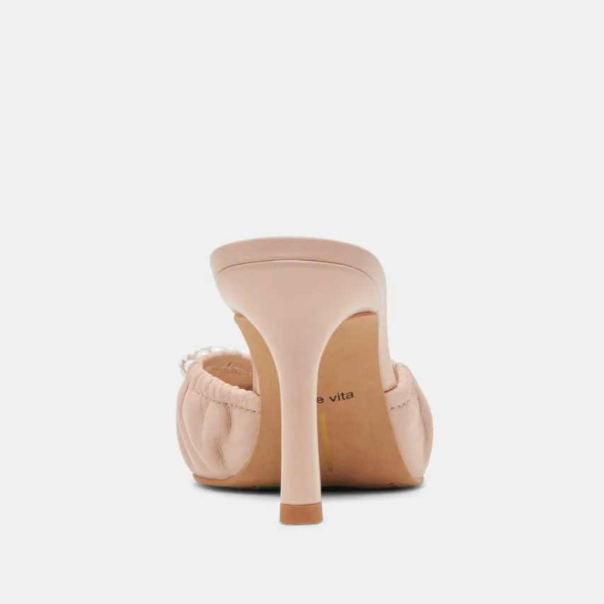 KAIRI PEARL HEELS BLUSH CRINKLE PATENT^Dolce Vita Sale