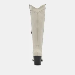 KAMRYN BOOTS OFF WHITE LEATHER^Dolce Vita Fashion