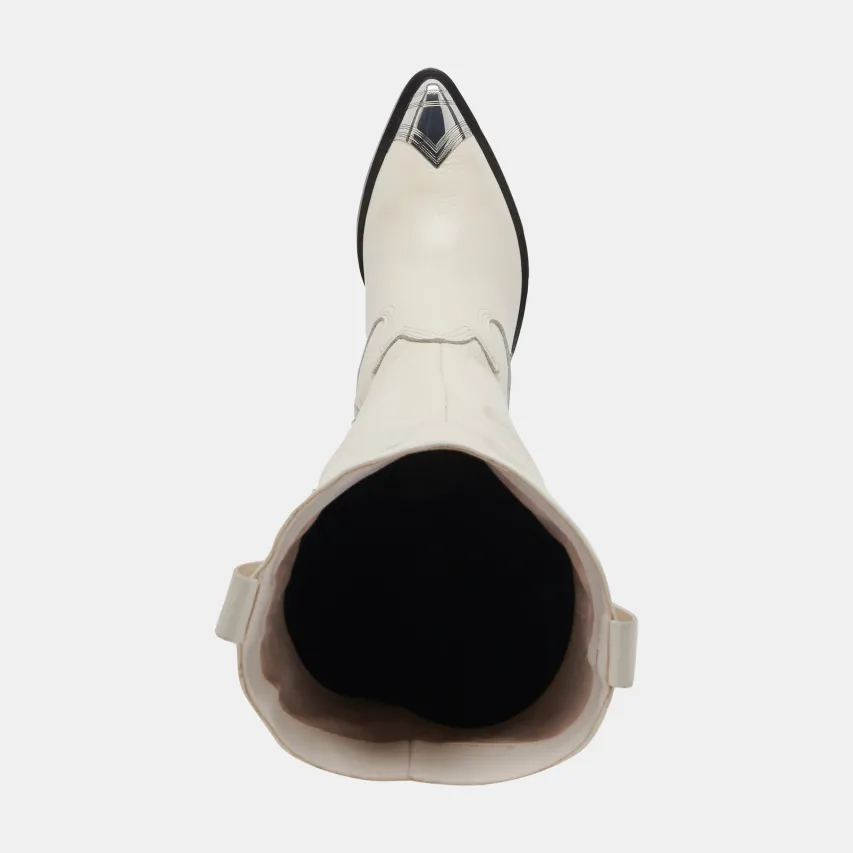 KAMRYN BOOTS OFF WHITE LEATHER^Dolce Vita Fashion