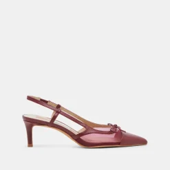 KANDI HEELS MAROON MESH^Dolce Vita Outlet