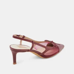 KANDI HEELS MAROON MESH^Dolce Vita Outlet