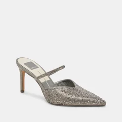 KANIKA CRYSTAL HEELS GUNMETAL FABRIC^Dolce Vita Discount