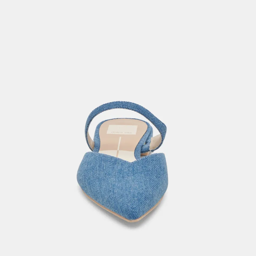 KANIKA FLATS BLUE DENIM^Dolce Vita Discount