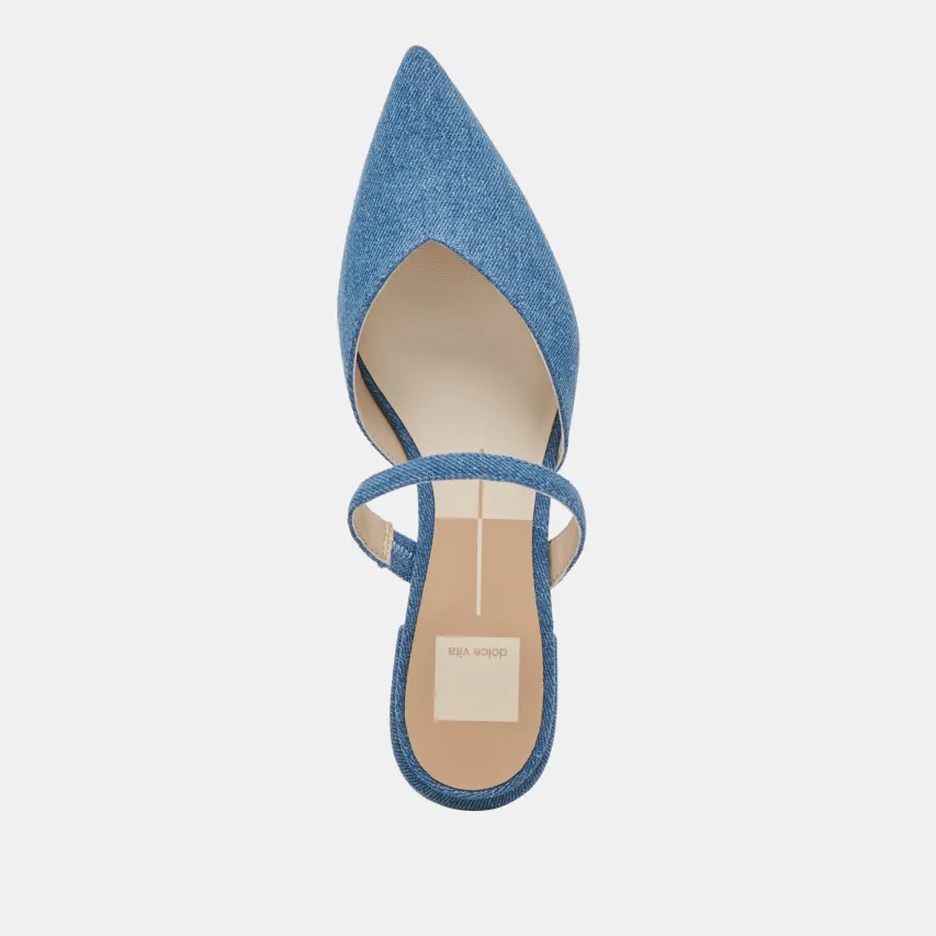 KANIKA FLATS BLUE DENIM^Dolce Vita Discount