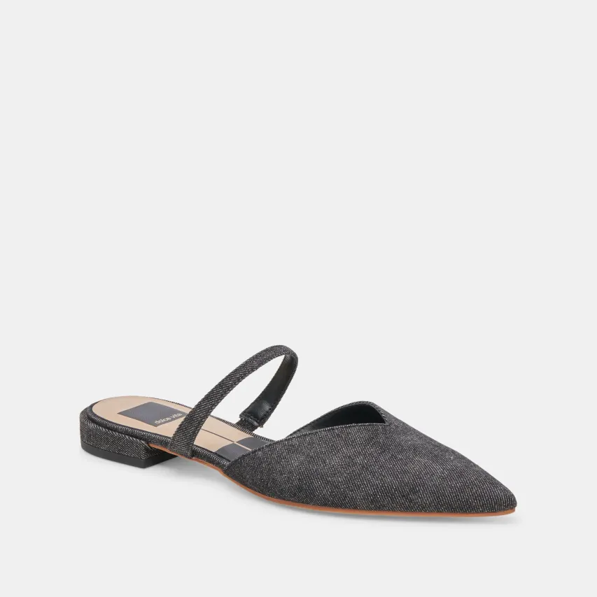 KANIKA FLATS CARBON DENIM^Dolce Vita Discount