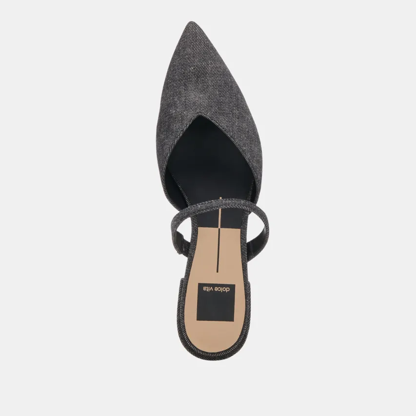 KANIKA FLATS CARBON DENIM^Dolce Vita Discount