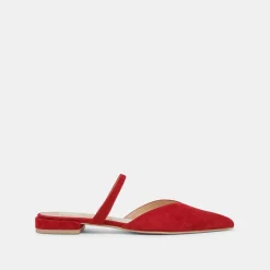 KANIKA FLATS CRIMSON SUEDE^Dolce Vita Fashion