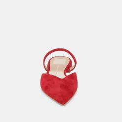 KANIKA FLATS CRIMSON SUEDE^Dolce Vita Fashion