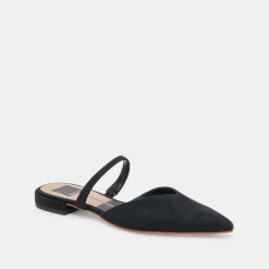 KANIKA FLATS ONYX SUEDE^Dolce Vita Discount