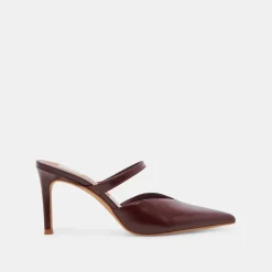 KANIKA HEELS BURGUNDY CRINKLE PATENT^Dolce Vita Discount