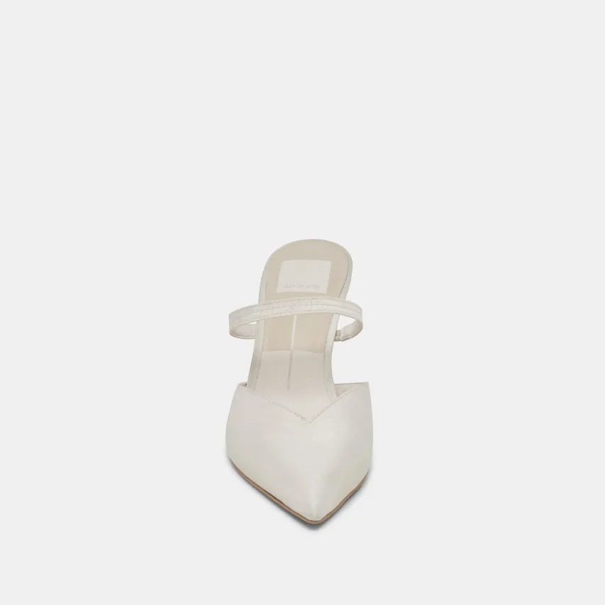 KANIKA HEELS IVORY SATIN^Dolce Vita Best