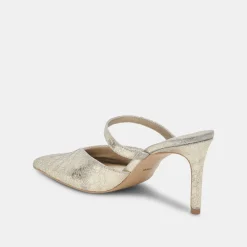 KANIKA HEELS PLATINUM DISTRESSED LEATHER^Dolce Vita Online