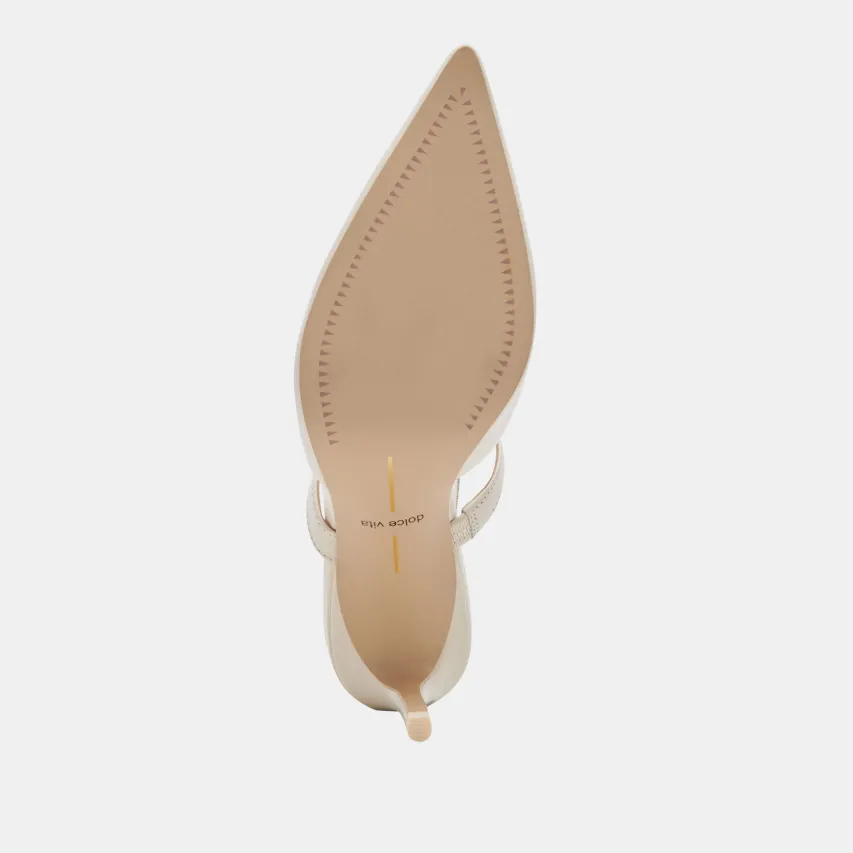 KANIKA HEELS WHITE CRINKLE PATENT^Dolce Vita Best