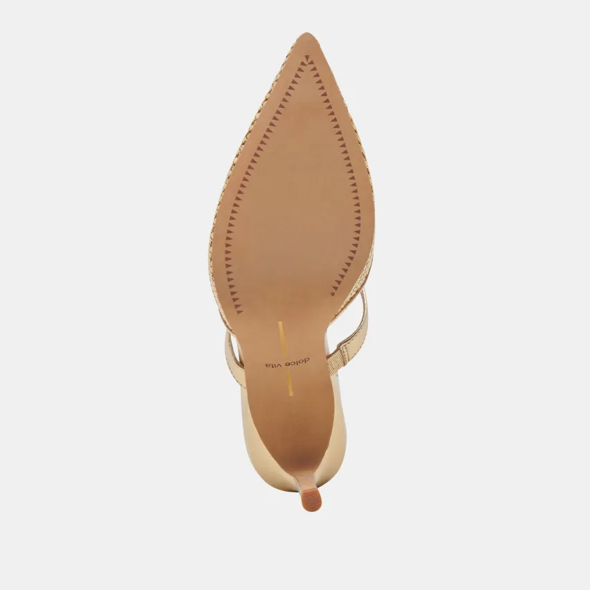 KANIKA MESH HEELS GOLD METALLIC MESH^Dolce Vita Outlet