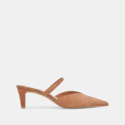 KANIKA MID HEELS BROWN SUEDE^Dolce Vita Outlet