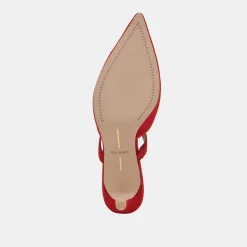 KANIKA MID HEELS CRIMSON SUEDE^Dolce Vita Sale