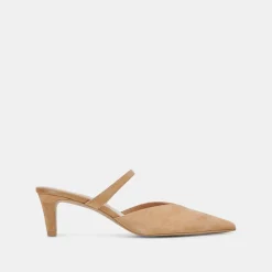 KANIKA MID HEELS TAN SUEDE^Dolce Vita Discount