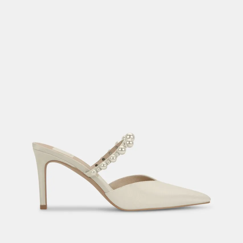 KANIKA PEARL WIDE HEELS VANILLA PEARLS^Dolce Vita Outlet