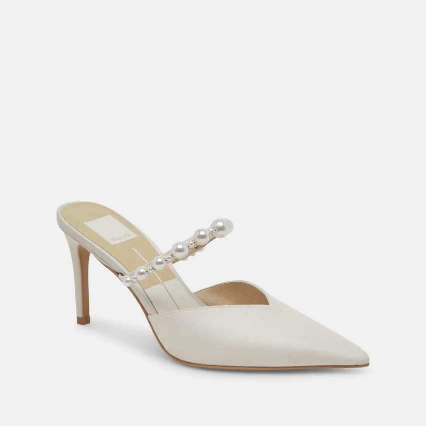 KANIKA PEARL WIDE HEELS VANILLA PEARLS^Dolce Vita Outlet