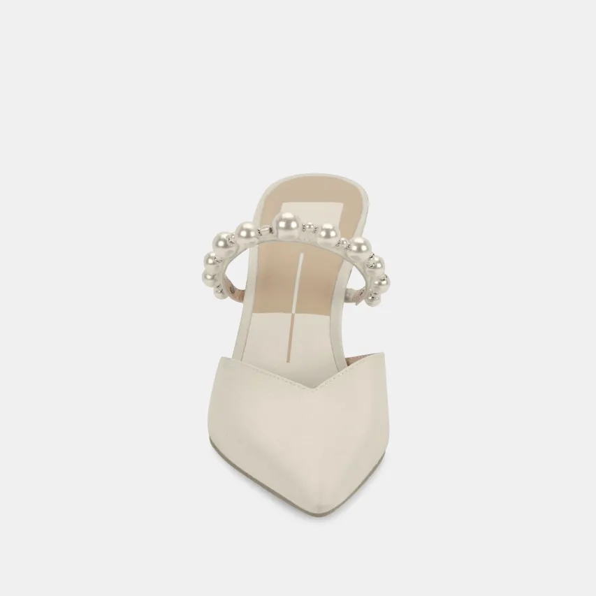 KANIKA PEARL WIDE HEELS VANILLA PEARLS^Dolce Vita Outlet