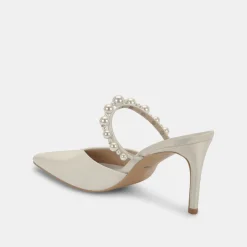 KANIKA PEARL WIDE HEELS VANILLA PEARLS^Dolce Vita Outlet