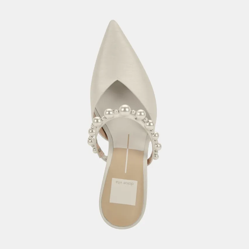 KANIKA PEARL WIDE HEELS VANILLA PEARLS^Dolce Vita Outlet