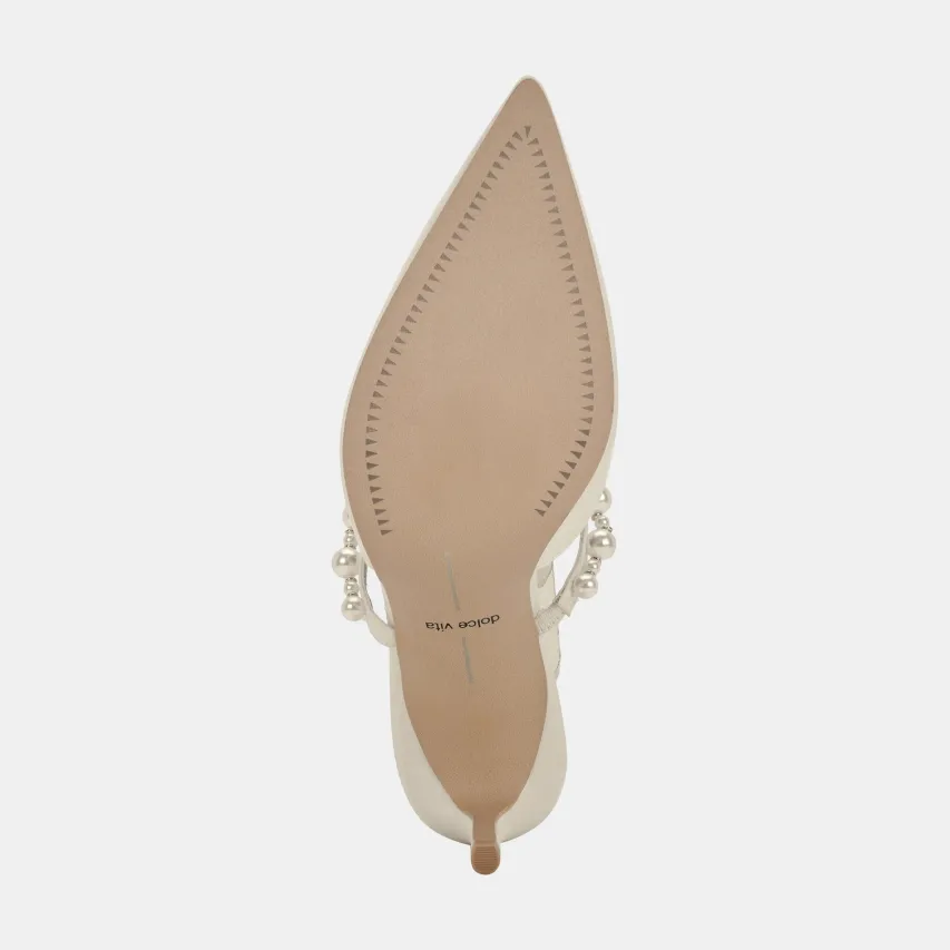 KANIKA PEARL WIDE HEELS VANILLA PEARLS^Dolce Vita Outlet