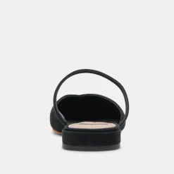 KANIKA WIDE FLATS ONYX SUEDE^Dolce Vita Clearance