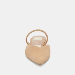 KANIKA WIDE FLATS TAN SUEDE^Dolce Vita Fashion