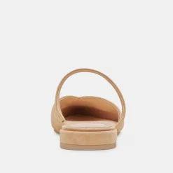 KANIKA WIDE FLATS TAN SUEDE^Dolce Vita Fashion