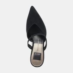 KANIKA WIDE HEELS ONYX SUEDE^Dolce Vita Fashion