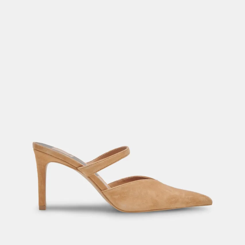 KANIKA WIDE HEELS TAN SUEDE^Dolce Vita Fashion