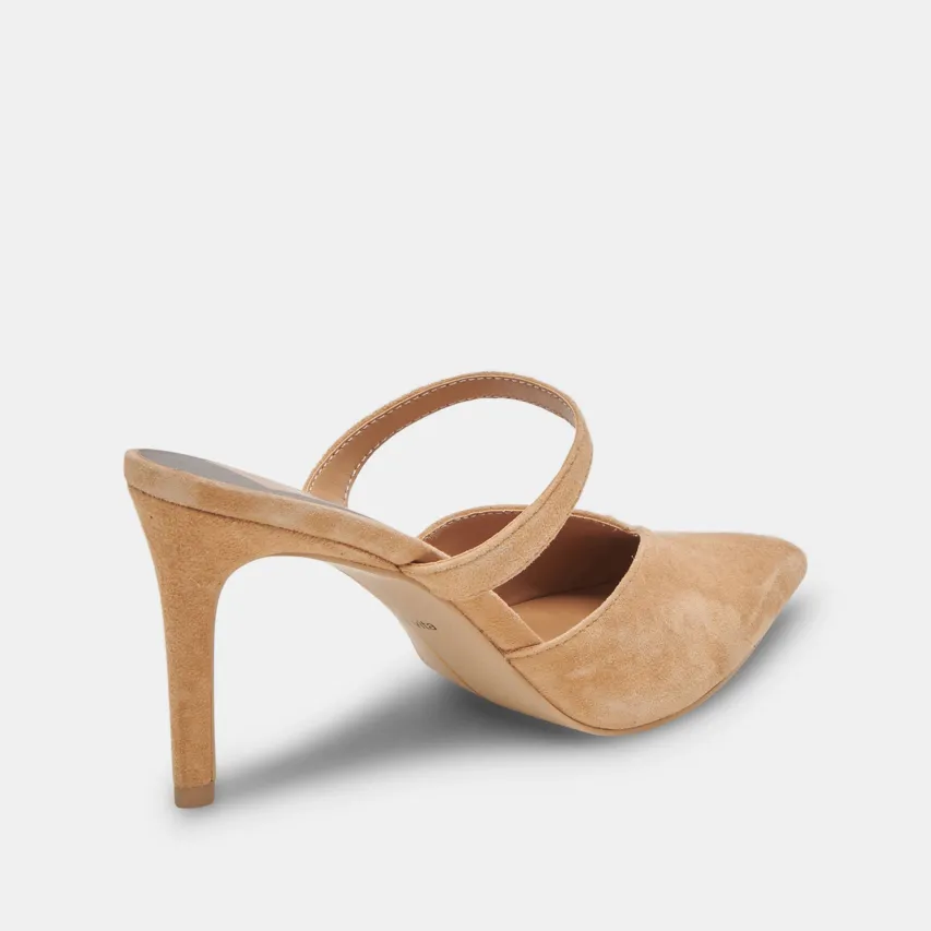 KANIKA WIDE HEELS TAN SUEDE^Dolce Vita Fashion
