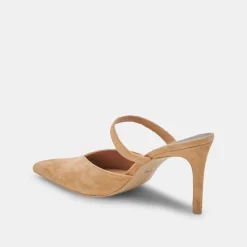 KANIKA WIDE HEELS TAN SUEDE^Dolce Vita Fashion