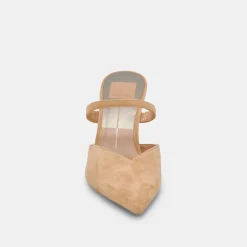 KANIKA WIDE HEELS TAN SUEDE^Dolce Vita Fashion