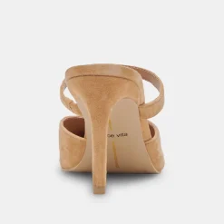 KANIKA WIDE HEELS TAN SUEDE^Dolce Vita Fashion