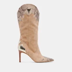 KASEDY BOOTS TAUPE MULTI SUEDE^Dolce Vita Fashion